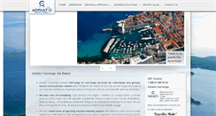 Desktop Screenshot of adriatic-concierge.com
